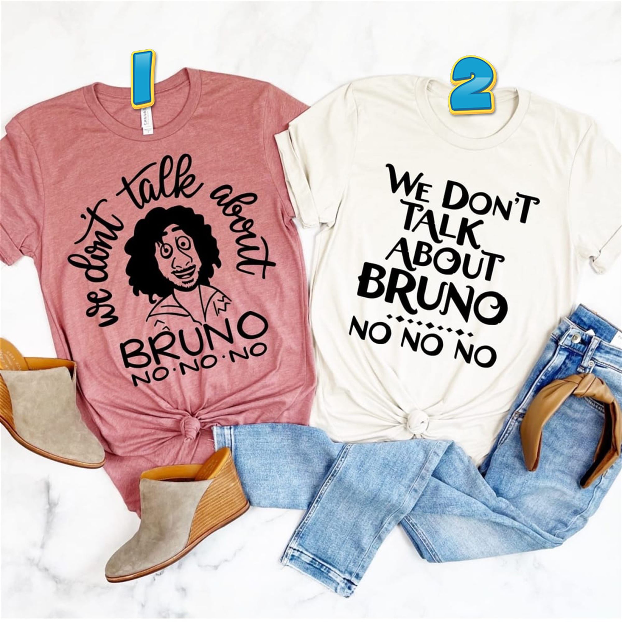 Custom-made We Dont Talk About Bruno T-shirt For Your Disney Household Trip 2023 