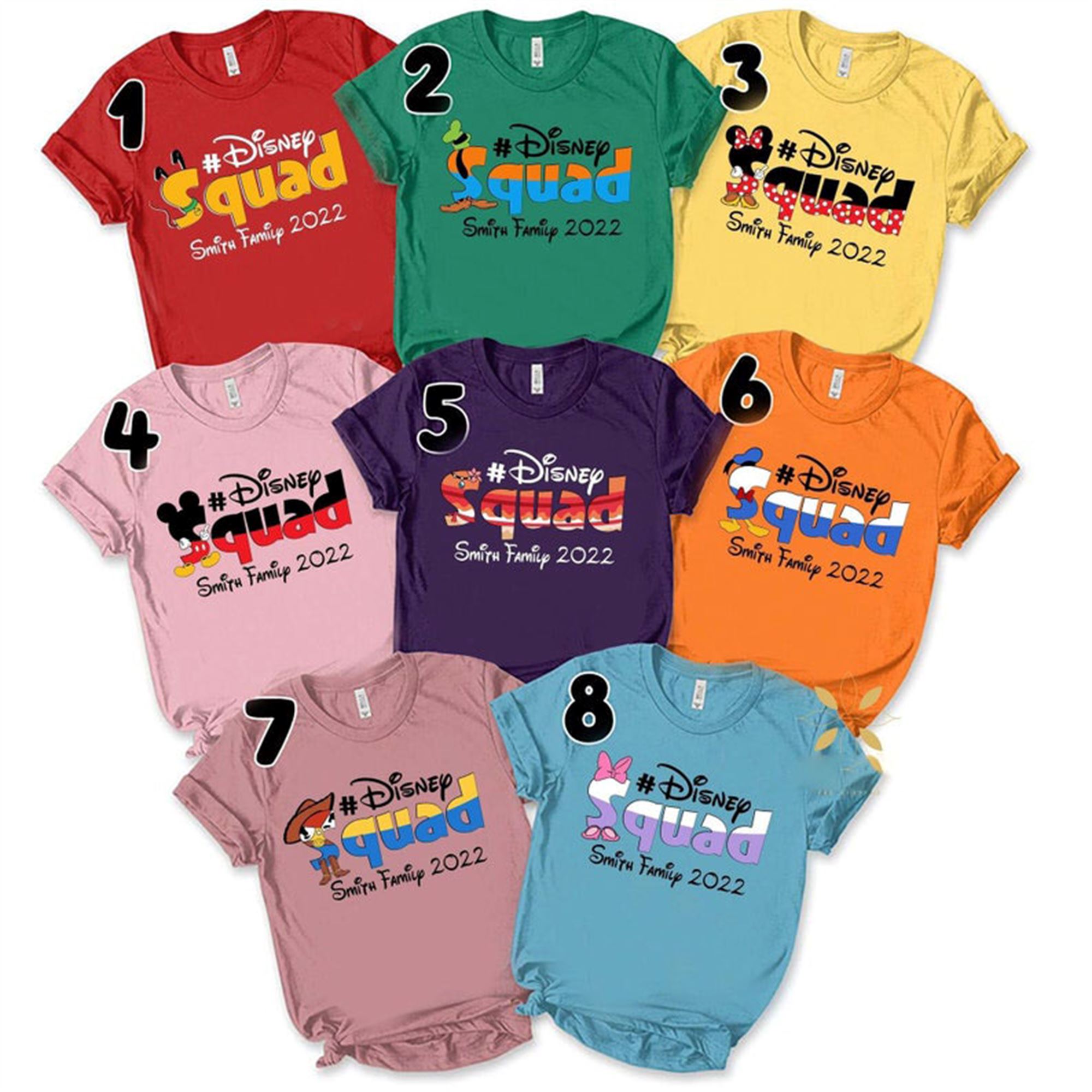 Disney Family Team Mickey Mouse Shirts Disney Family Team Mickey Mouse Shirts