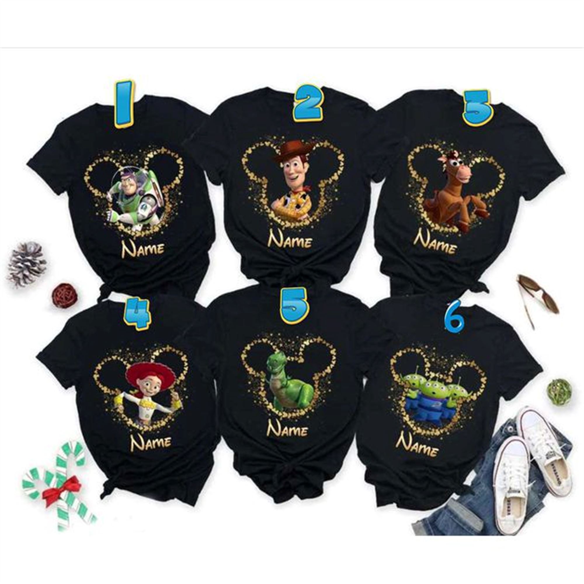 Toy Tale Disney Family 2023 Matching T-shirt 
