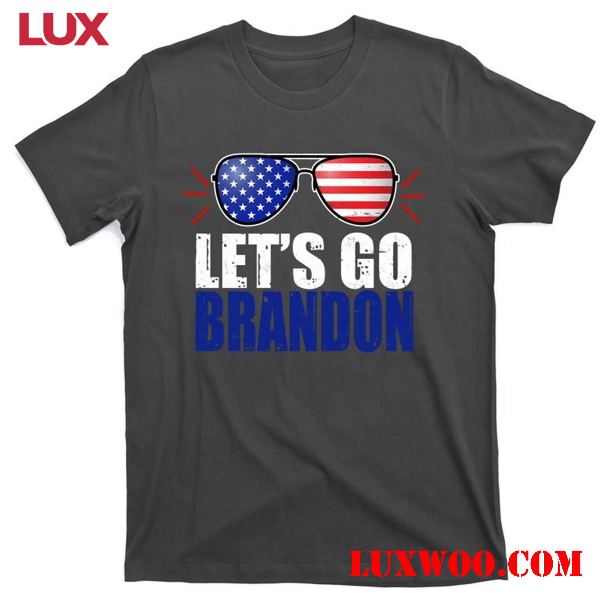 Show Your Patriotism With Let's Go Brandon Aviator Shades Shirt