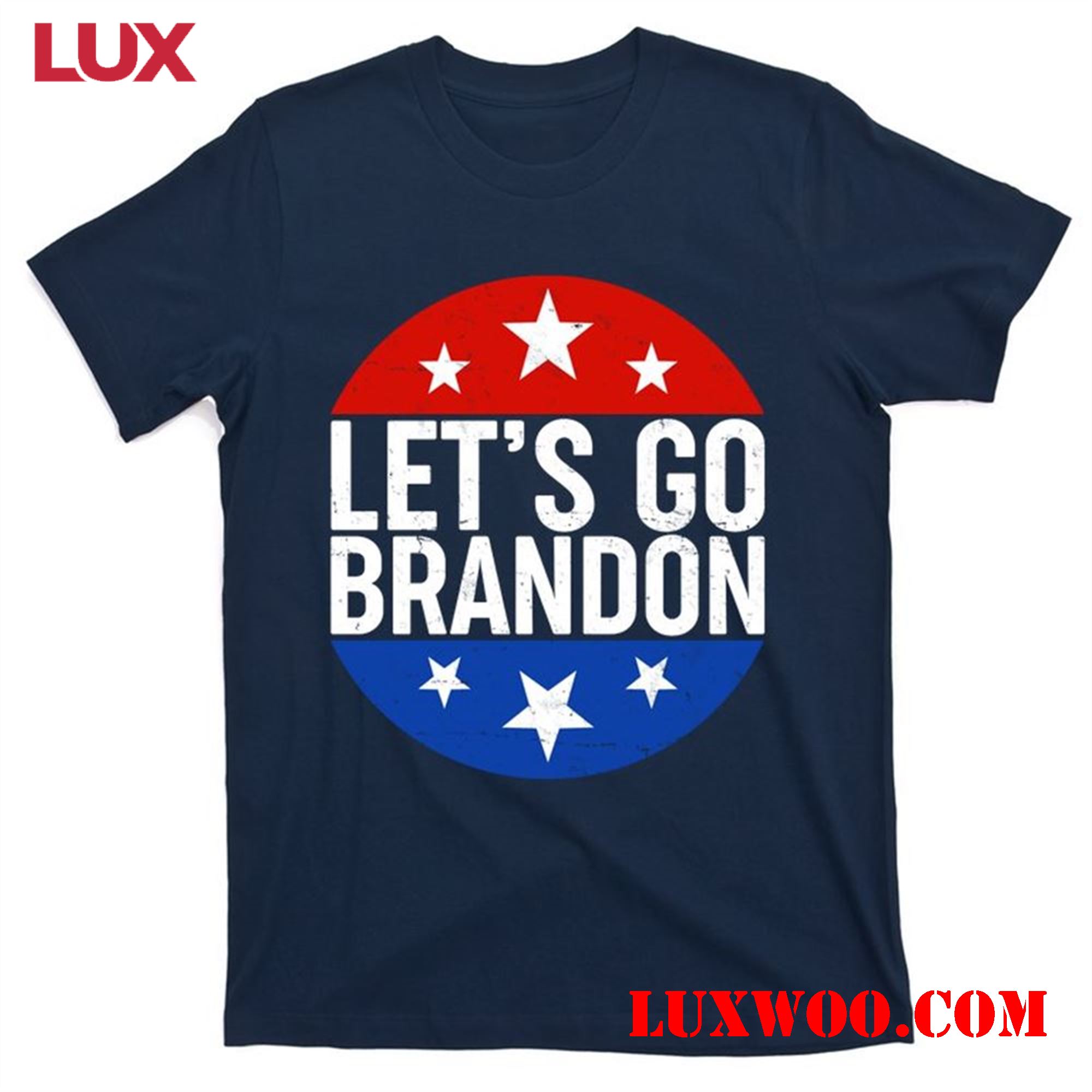 Show Your Support With Let's Go Brandon Emblem Fjb Chant Shirt