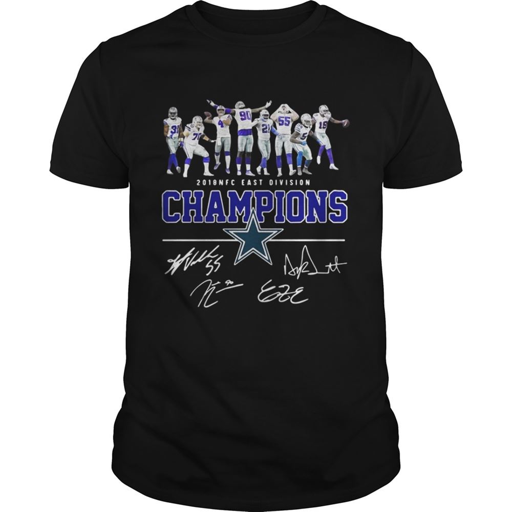 Gifts 2018 Nfc East Division Champions Dallas Cowboys Shirt 