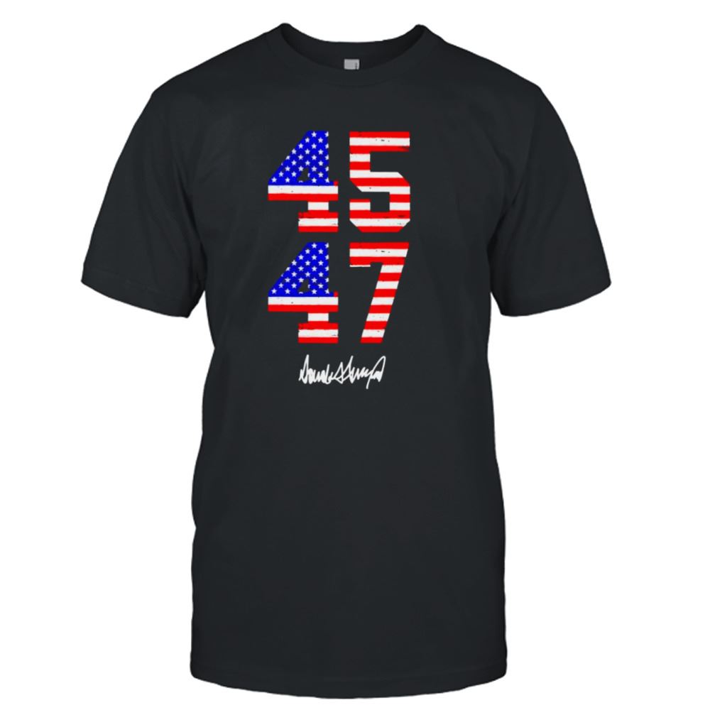 Limited Editon 45 47 Signature Maga Usa Shirt 