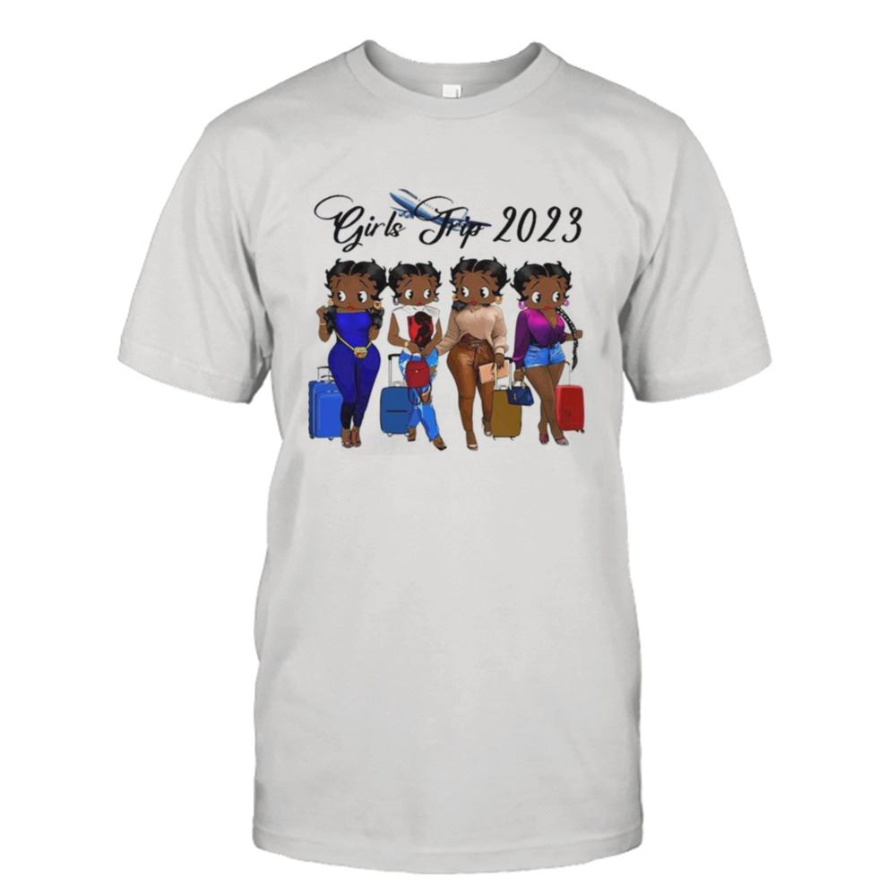 Limited Editon Black Betty Boop Girls Trip 2023 Shirt 