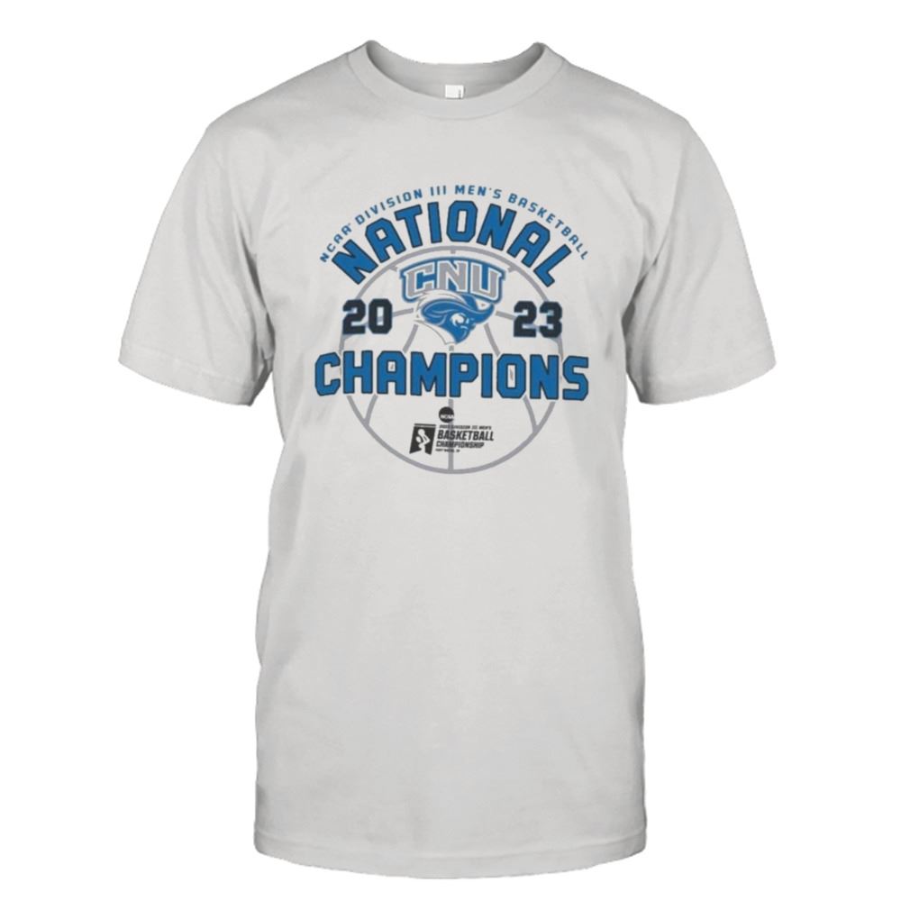 Great Christpher Newport University Captains Mens Basketball 2023 Ncaa Division Iii National Champions Shirt 