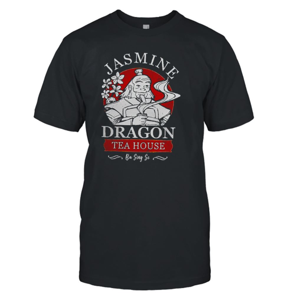High Quality Dragon Logo Avatar The Best Airbender Uncle Irohs Tea Shop Shirt 