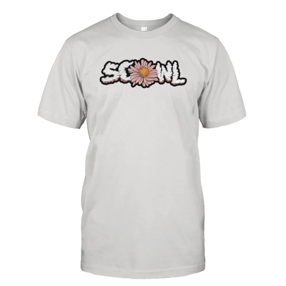 Great Flower Lettering Scowl Shirt 