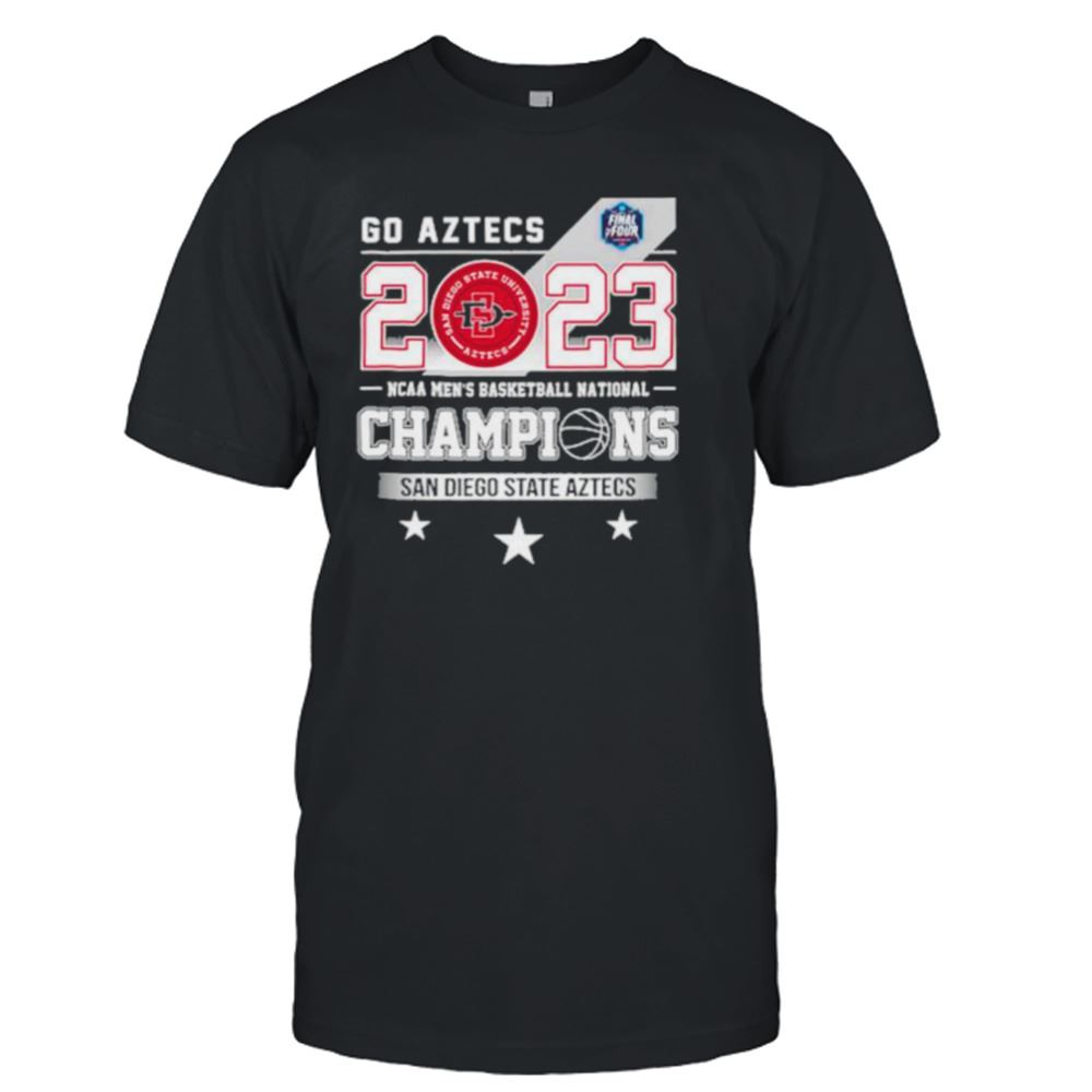 Amazing Go Aztecs 2023 Ncaa Mens Basketball National Champions San Diego State Aztecs T-shirt 