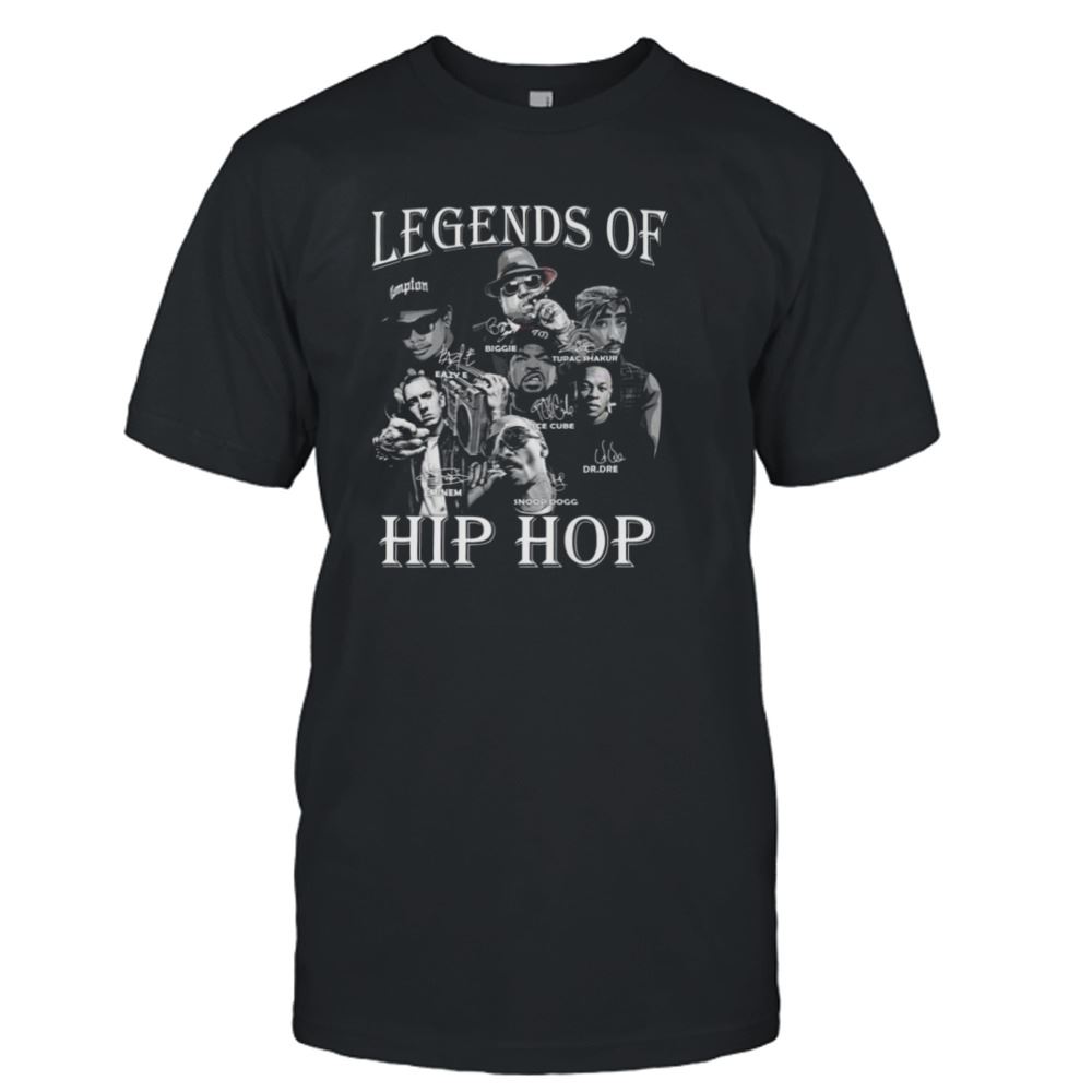 Great Legends Of Hip Hop Teams Signatures 2023 Shirt 