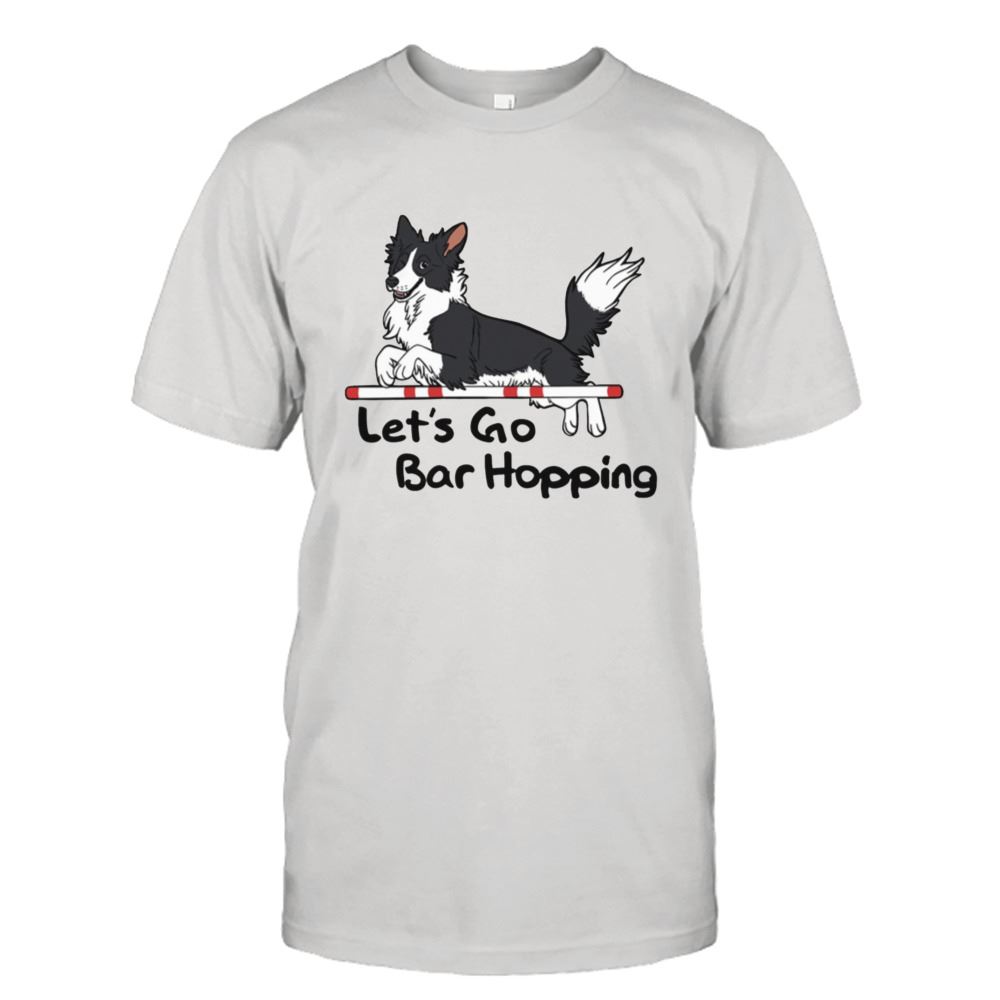 Great Lets Go Bar Hopping Black And White Shirt 