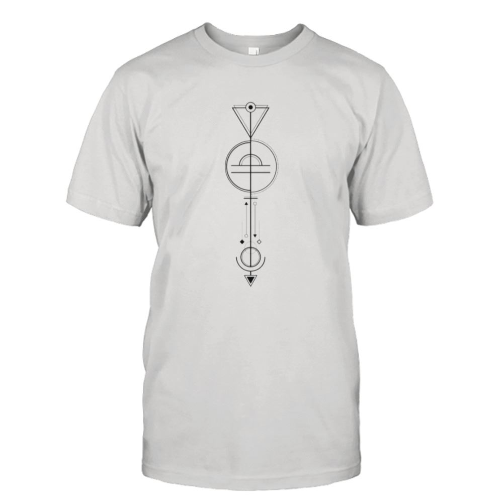 High Quality Libra Astrology Zodiac Arrow Shirt 