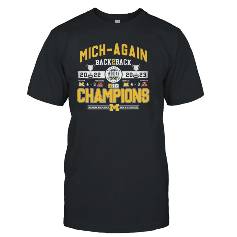 Special Mich-again Back 2 Back Champions Shirt 