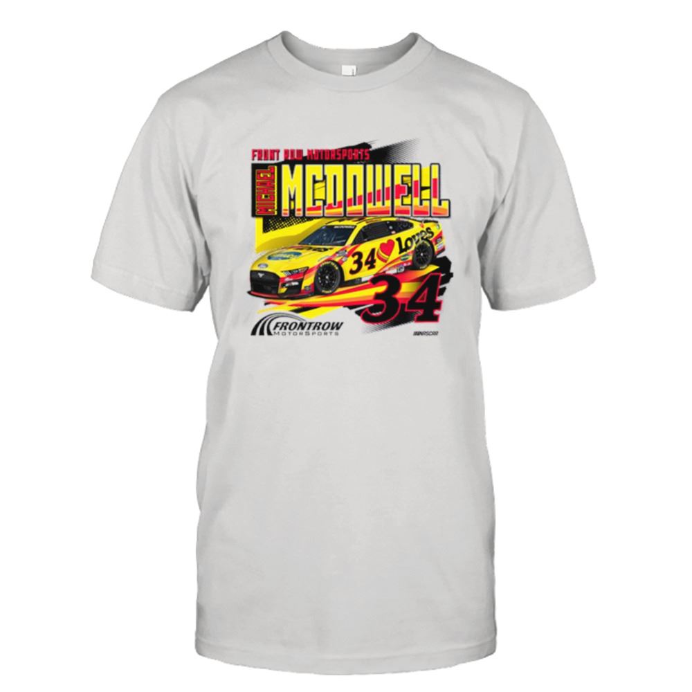 Limited Editon Michael Mcdowell Checkered Flag Sports Loves Shirt 