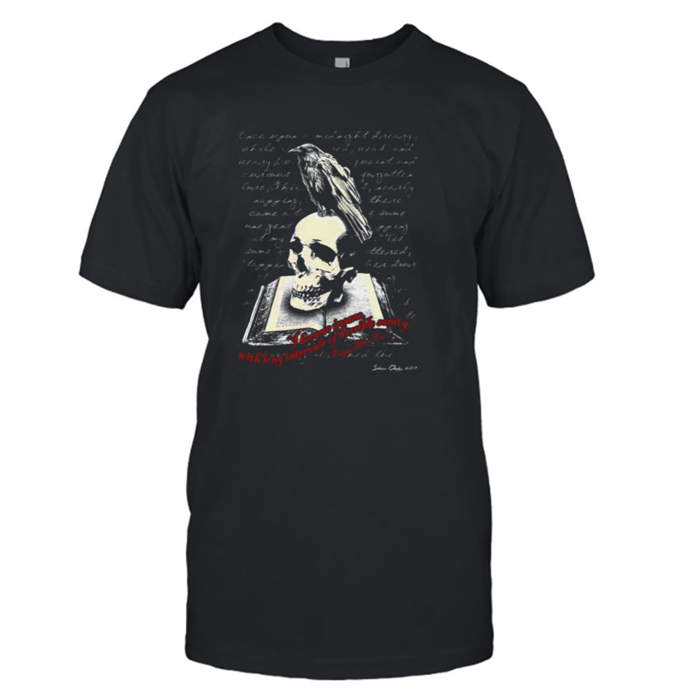 Amazing Midnight Dreary Edgar Allan Poe Shirt 