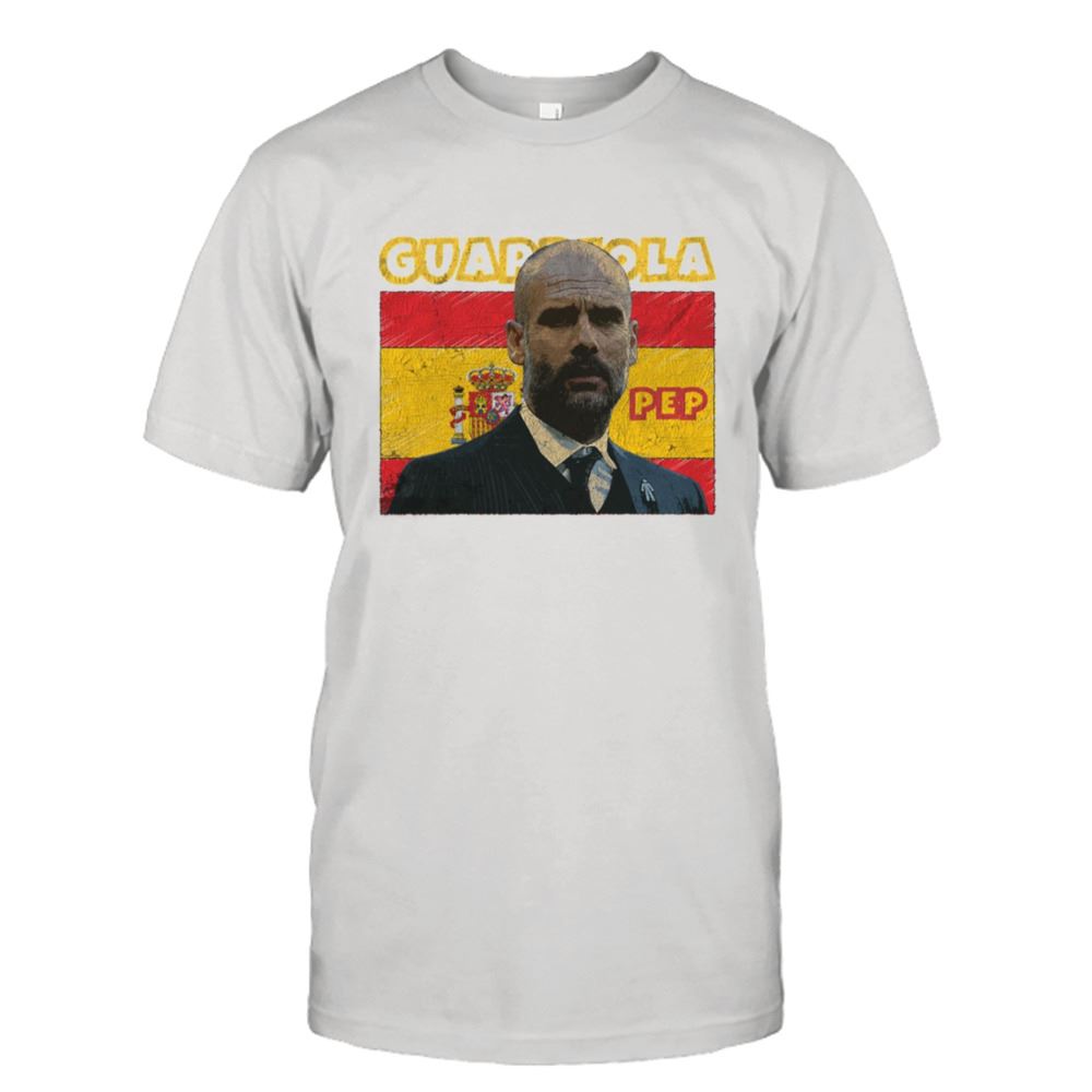 Amazing Pep Guardiola Spanish Coach Football Shirt 