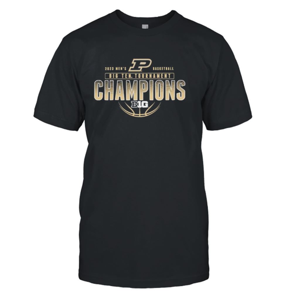 Promotions Purdue Mens Basketball 2023 B1g Tournament Champions T-shirt 