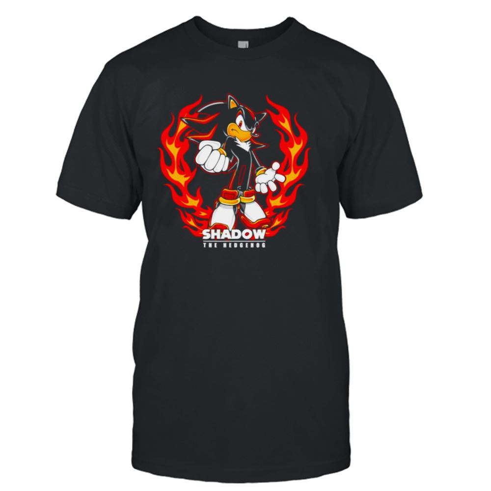 Attractive Shadow Red Flame The Hedgehog Shirt 