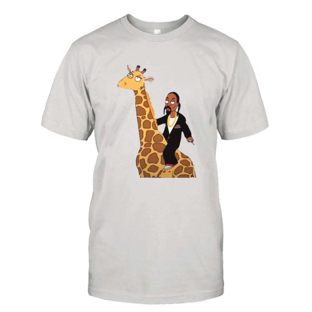 Awesome Snooop And Giraffe Cartoon King Of The Hill Shirt 