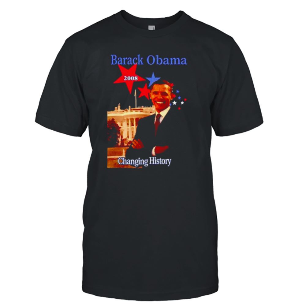 High Quality Solarkarii Barack Obama Changing History Shirt 