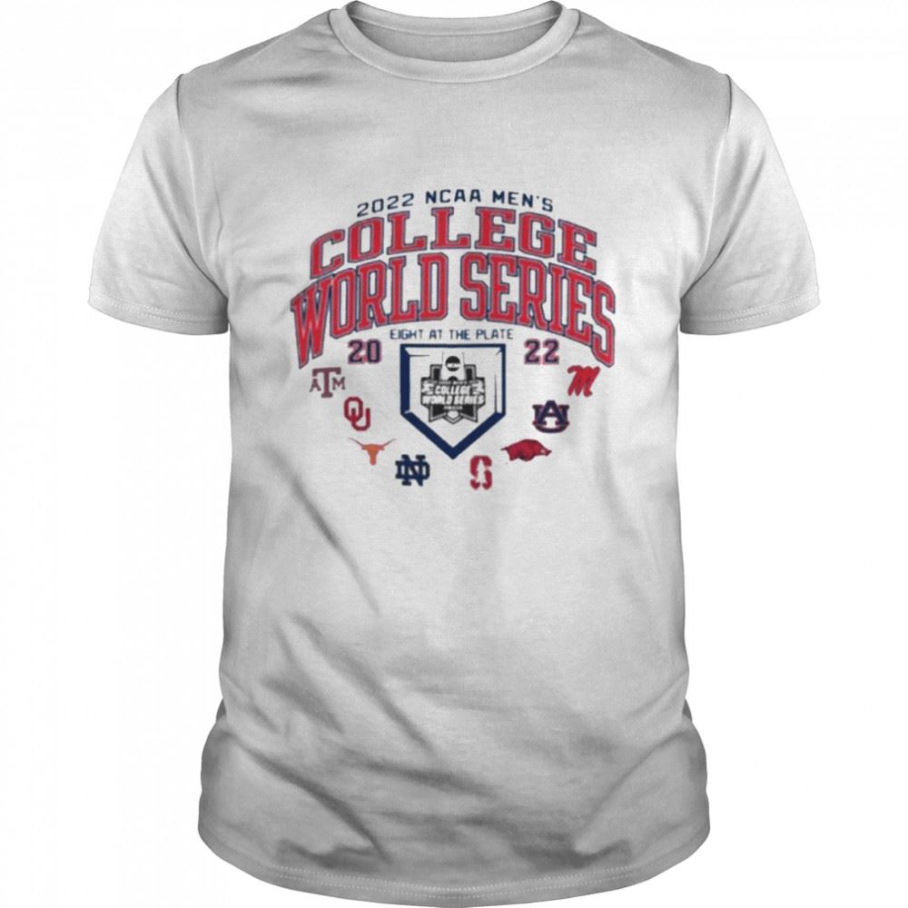 Happy 2022 Ncaa Mens College World Series Eight At The Plate 2022 Shirt 