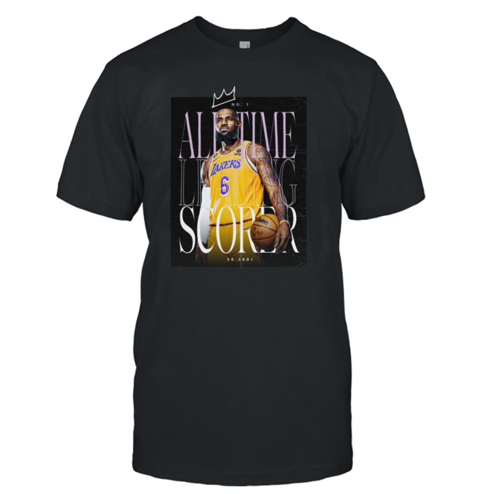 Special 38388 Points Lebron James Nbas All Time King Shirt 