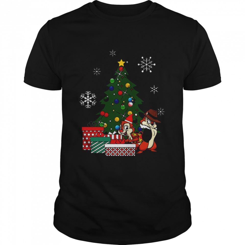 Gifts Around Christmas Tree Chip N Dale Shirt 
