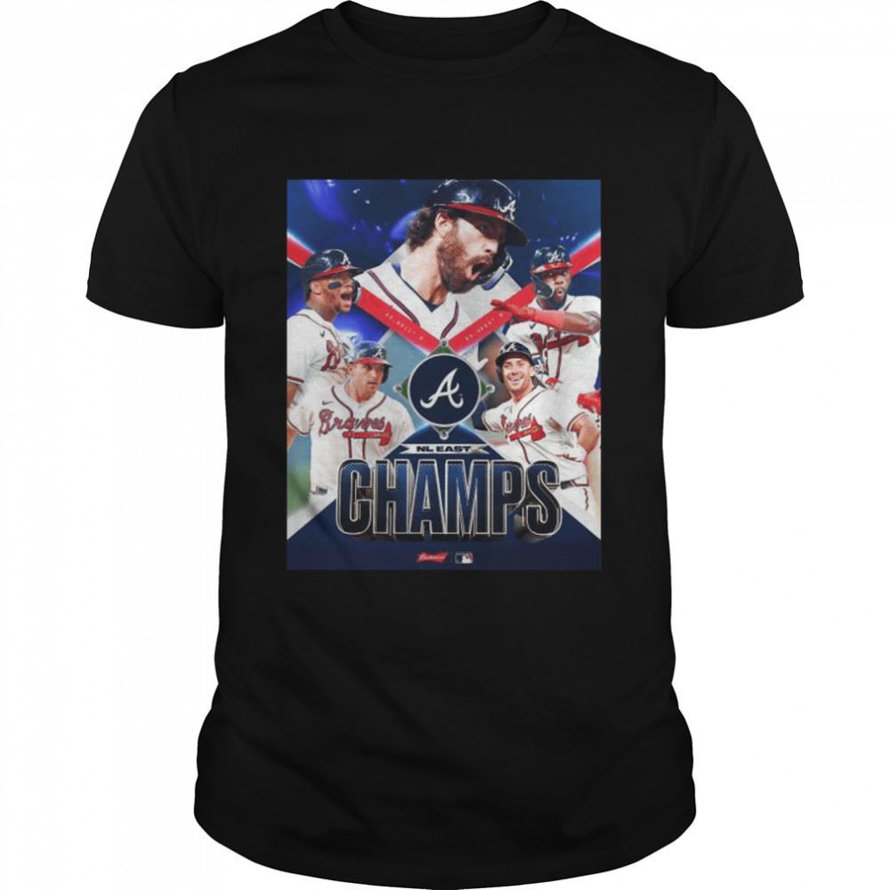 Promotions Atlanta Braves Baseball 2022 Nl East Champs Poster Shirt 