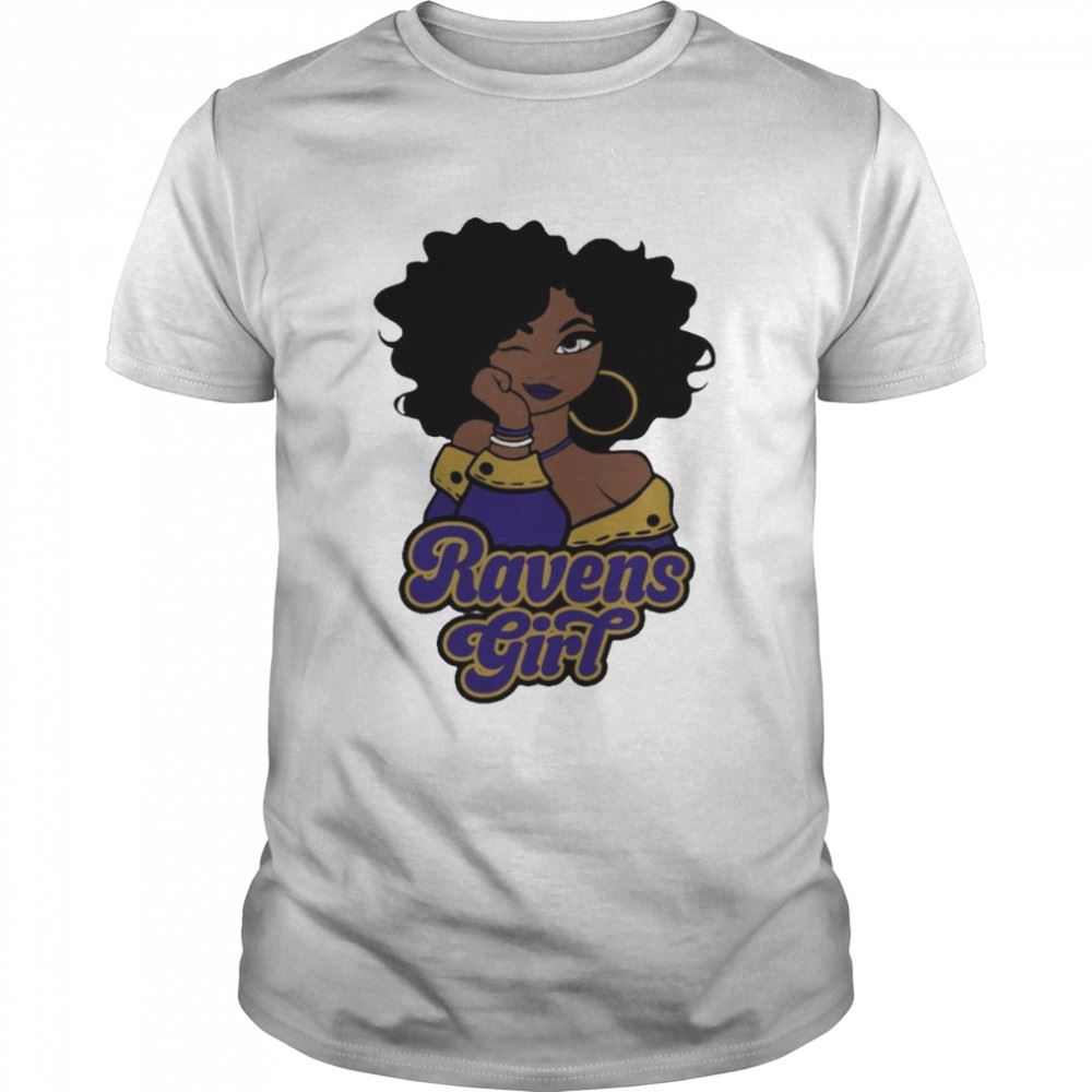 Amazing Baltimore Ravens Football Black Girl 2022 Shirt 