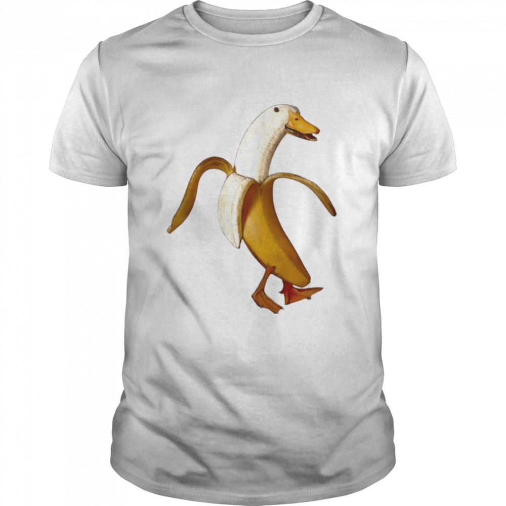 Limited Editon Banana Duck Walking Ducking Shirt 