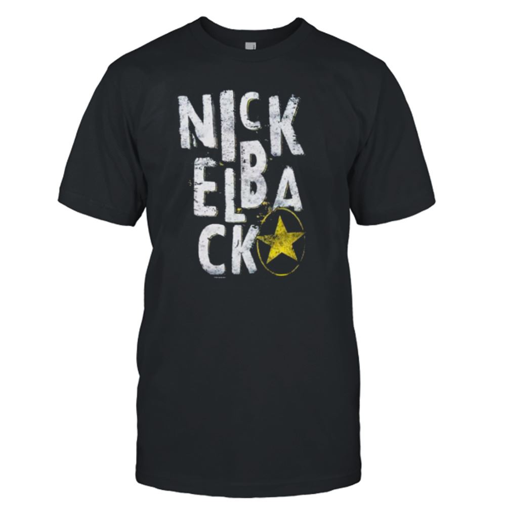 Limited Editon Blacks Star Nickelback Shirt 