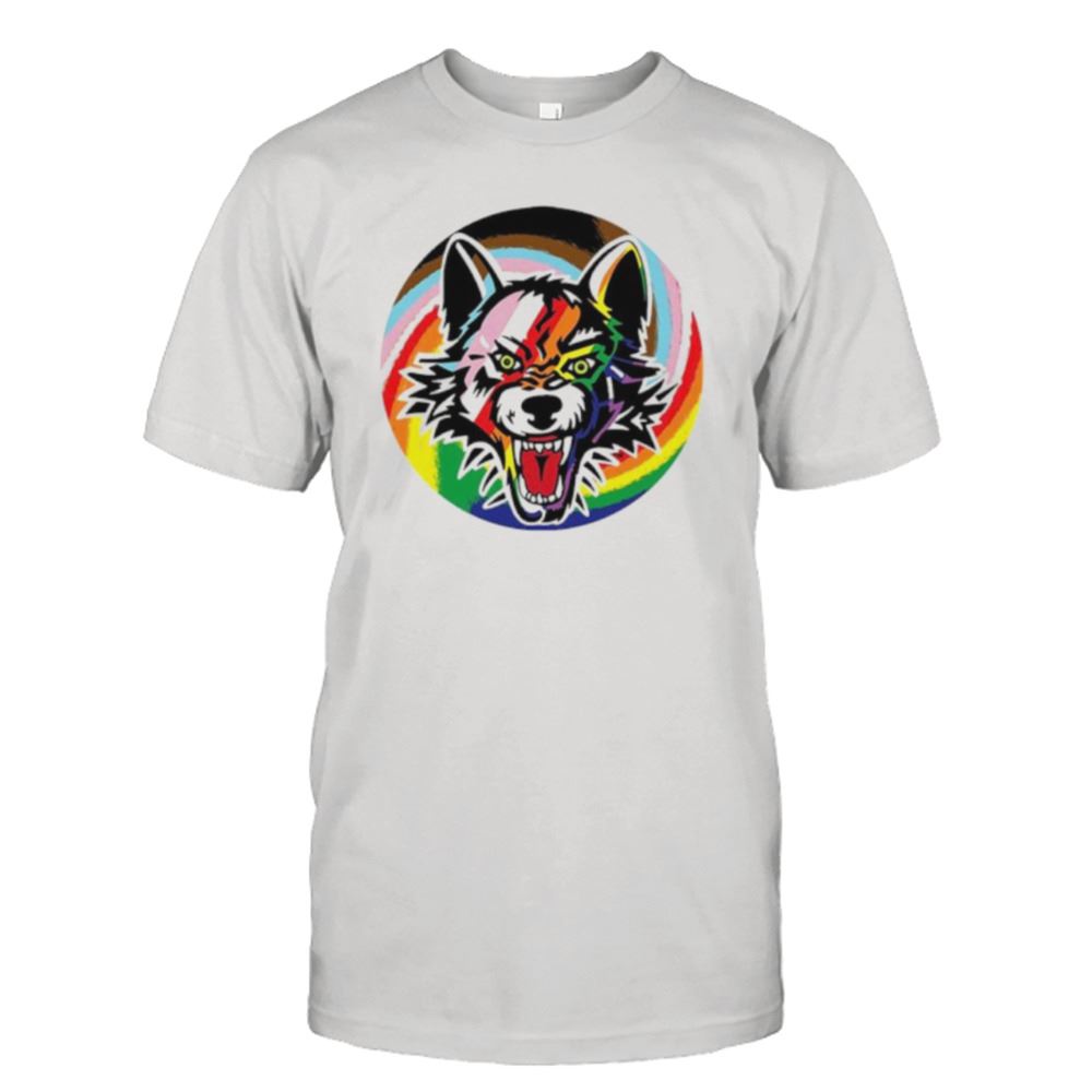 Great Chicago Wolves Happy Pride Month Shirt 