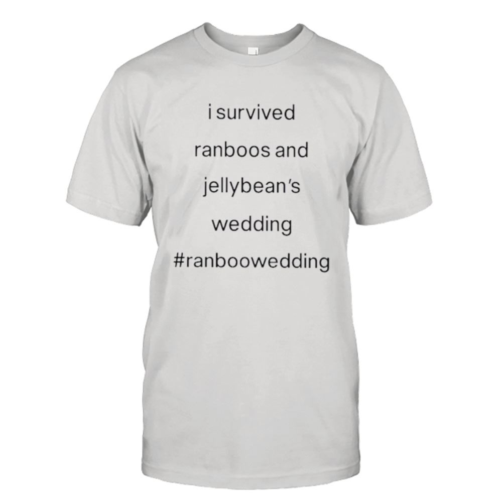 Amazing I Survived Ranboos And Jellybeans Wedding Classic Shirt 