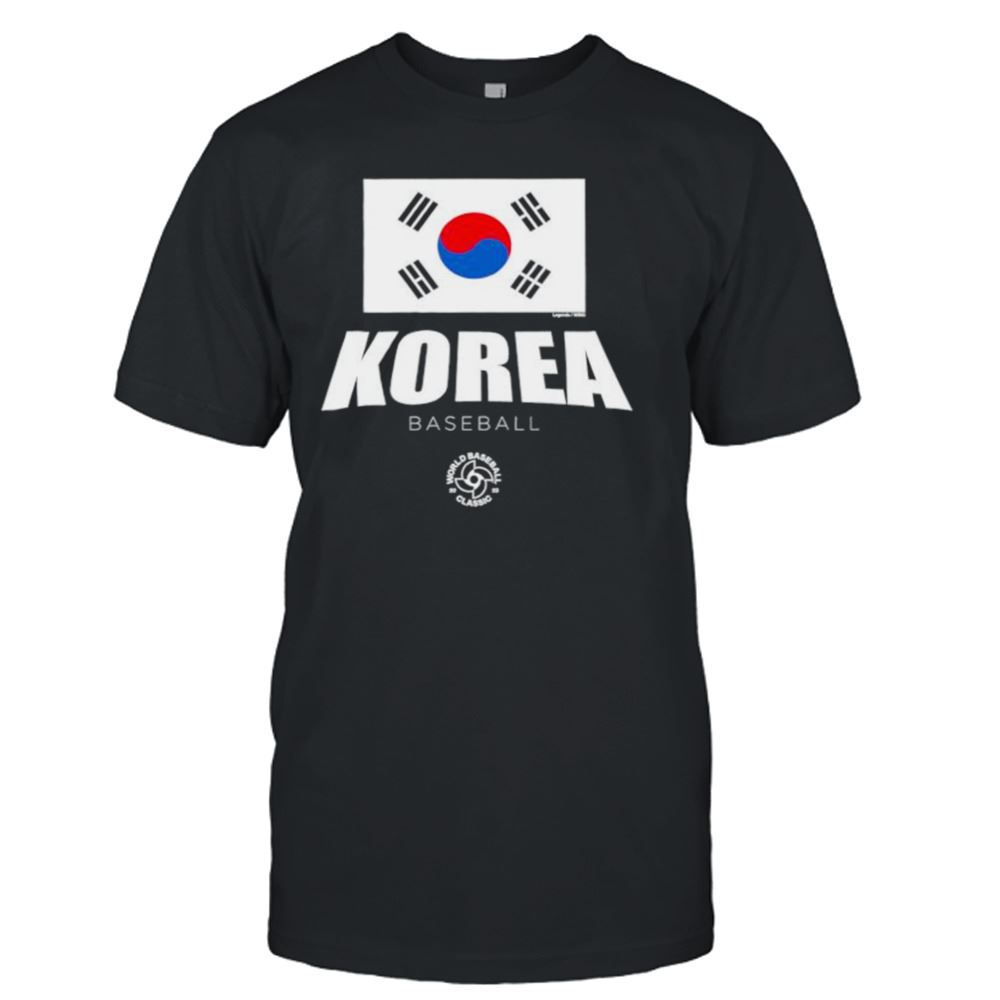 Attractive Korea Baseball Legends 2023 World Baseball Classic Federation Shirt 