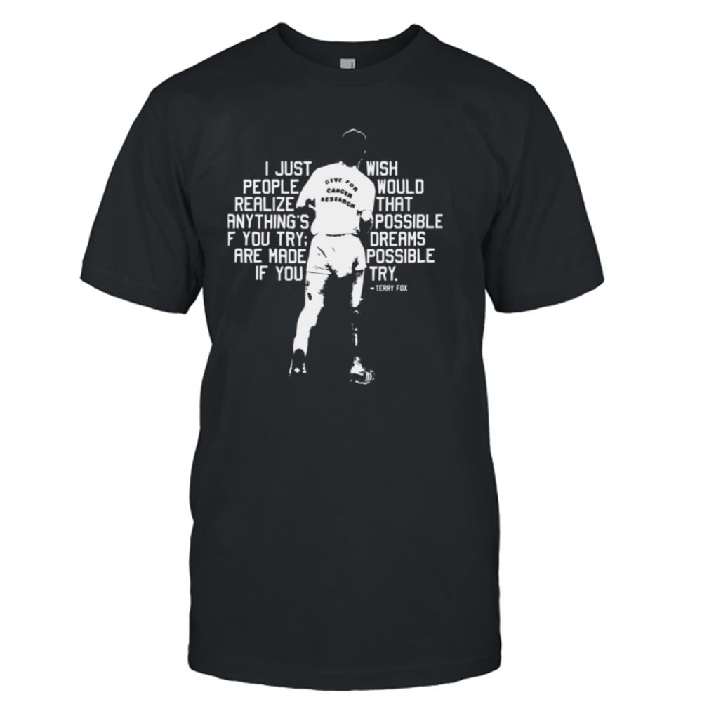 Amazing Maple Leaf Terry Fox Quote Jake Peralta Shirt 