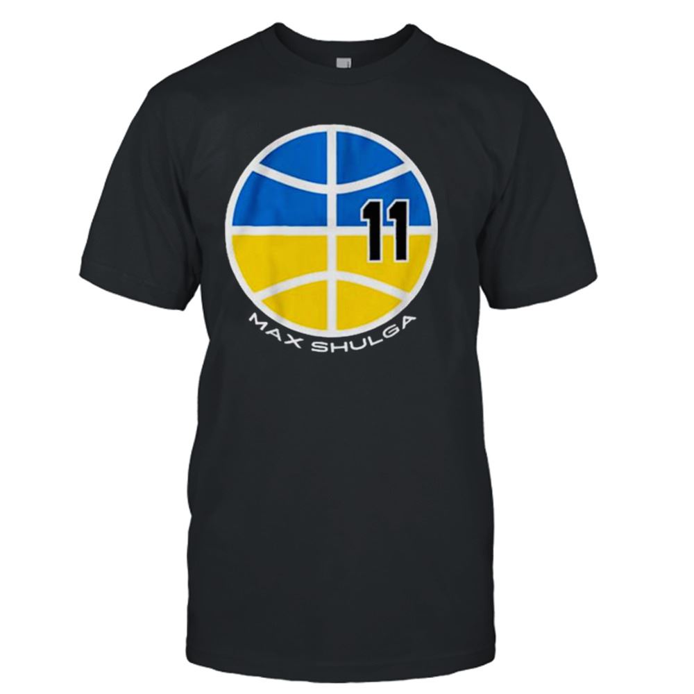Great Max Shulga 11 Ukraine Basketball Shirt 