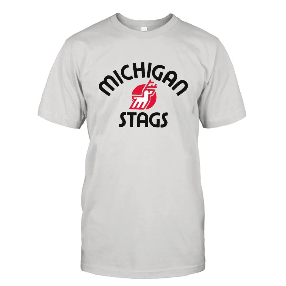 Special Michigan Stags Logo T-shirt 