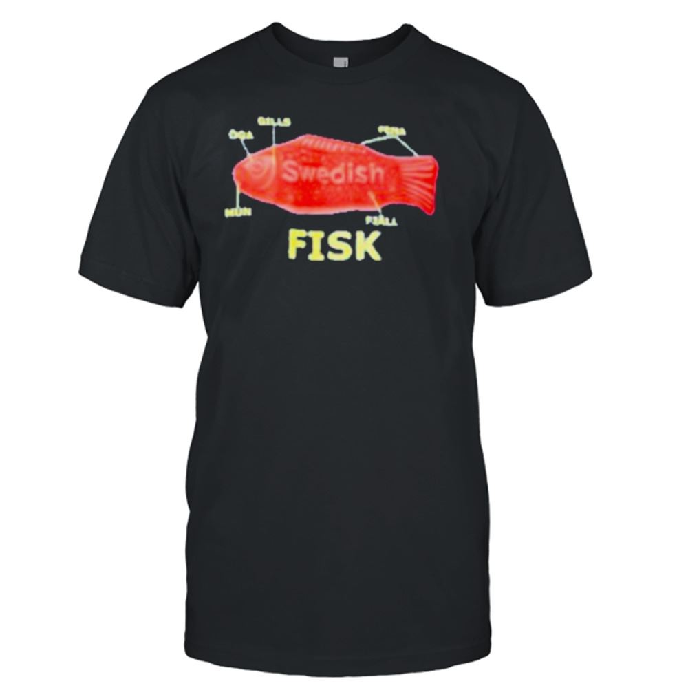 Limited Editon Swedish Fish Fisk Shirt 
