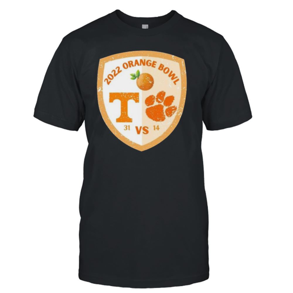 Special 2022 Orange Bowl Tennessee Vs Bulldogs 31-14 Shirt 