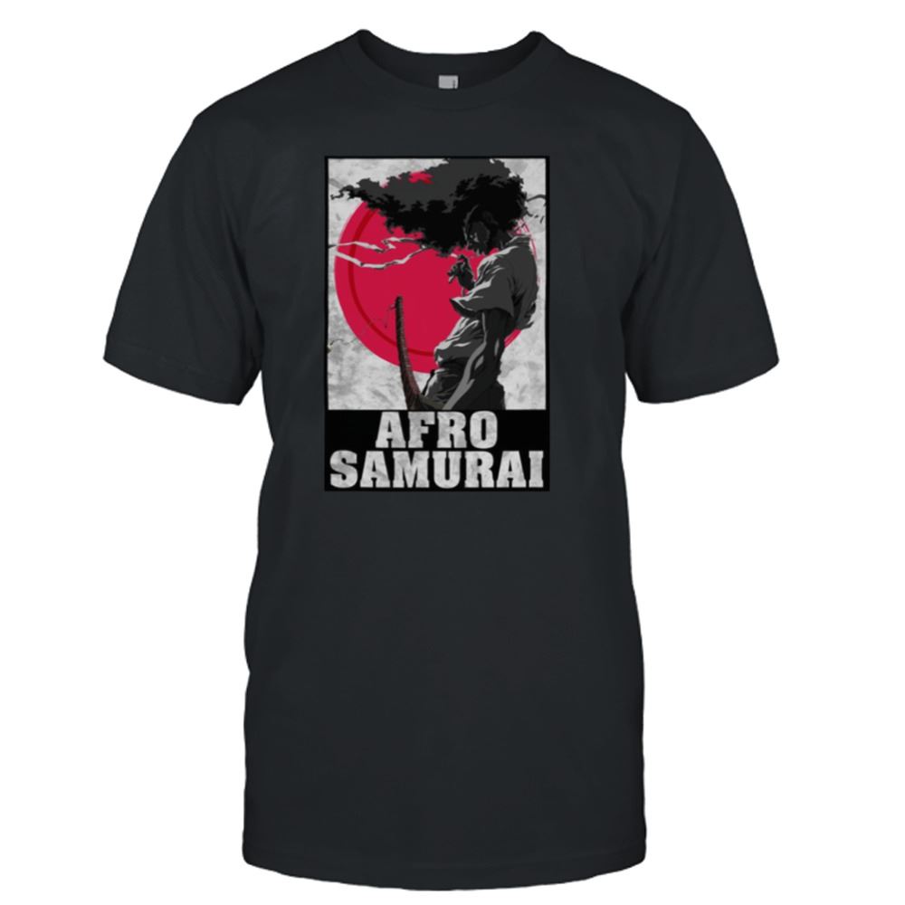 Gifts Afro Hair Samurai Afro Samurai Champloo Shirt 