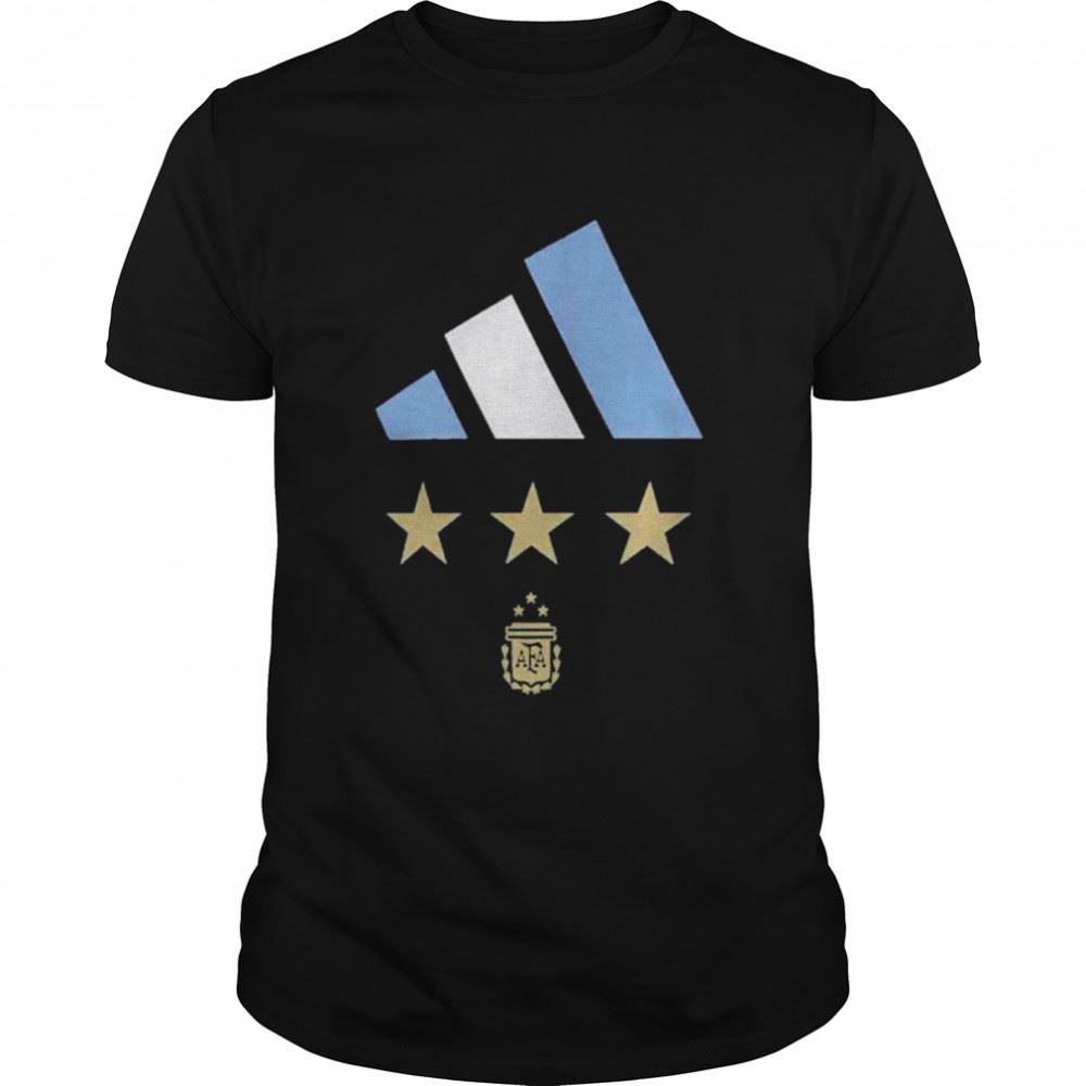 Limited Editon Argentina National Team Adidas 2022 Winners T-shirt 