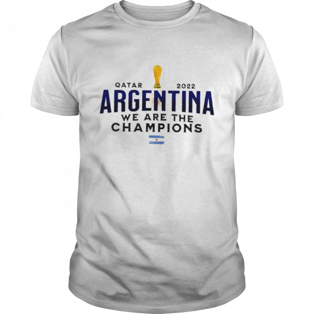 Happy Argentina World Champion Qatar 2022 Argentina Campeon Del Mundo T-shirt 