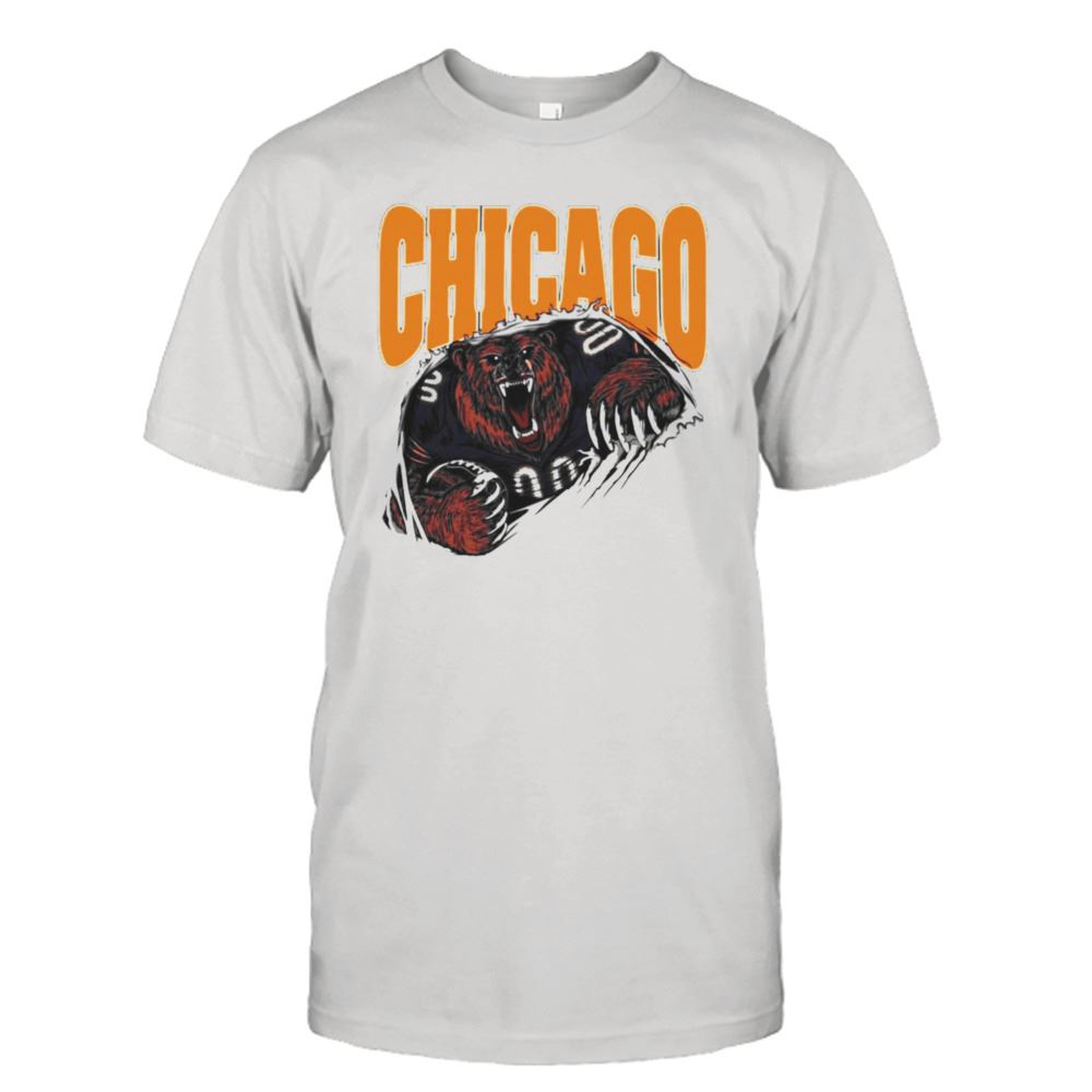 Limited Editon Chicago Bears Windy City Football Bear Mascot Shirt 