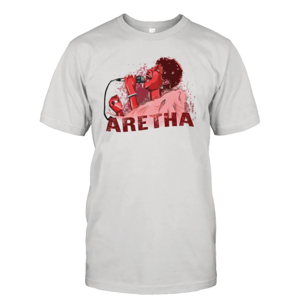 Promotions Digital Art The Queen Of Soul Aretha Franklin Shirt 