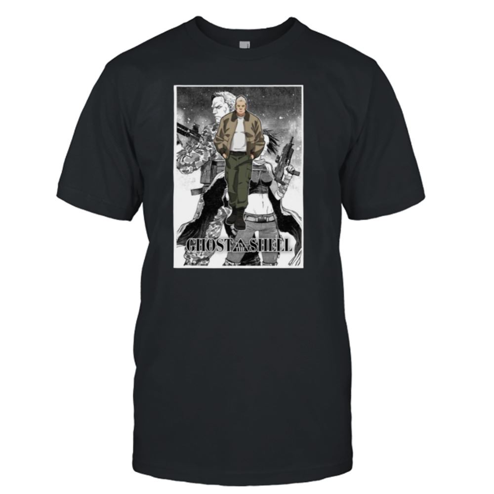 Great Ghost In A Shell Batou Graphic Ghost In The Shell Shirt 