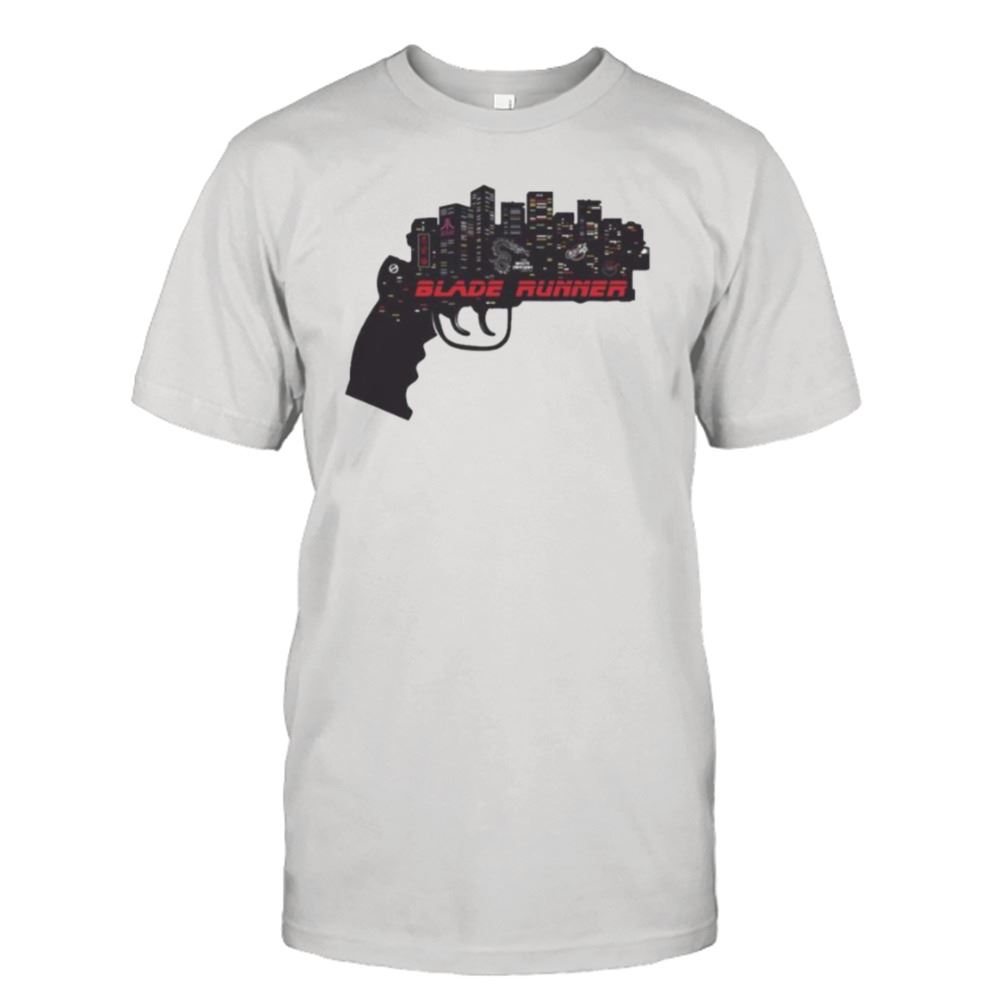 Great Gun Art Rick Deckard Blaster Blade Runner 1982 Shirt 