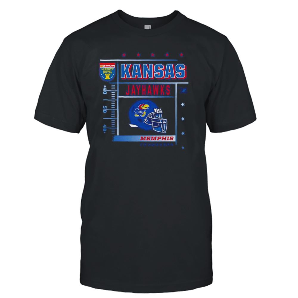 Special Kansas Jayhawks Youth 2022 Liberty Bowl Bound Shirt 