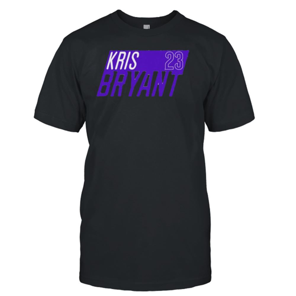 Limited Editon Kris Bryant 23 Colorado Rockies Shirt 