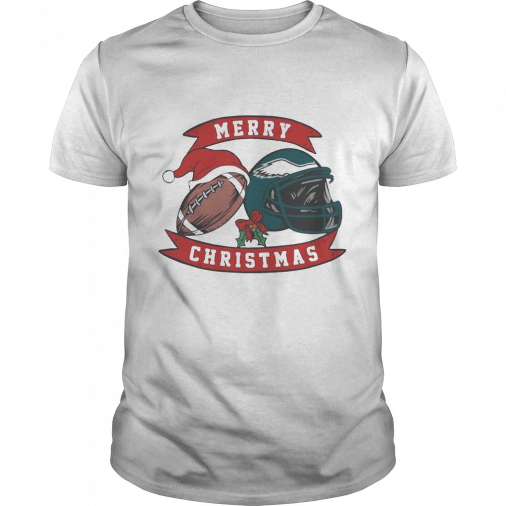 Promotions Philadelphia Eagles Football Merry Christmas Shirt 