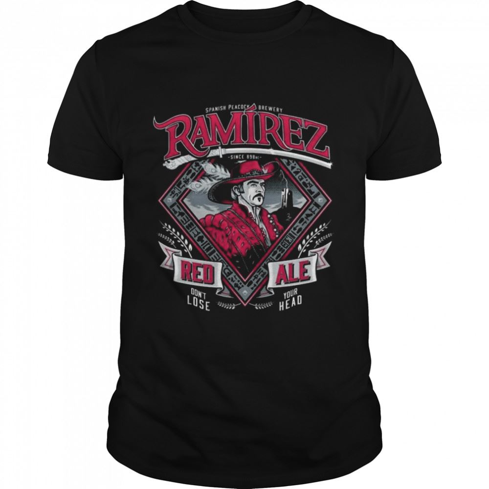 Great Ramírez Red Ale Highlander Beer Label Shirt 