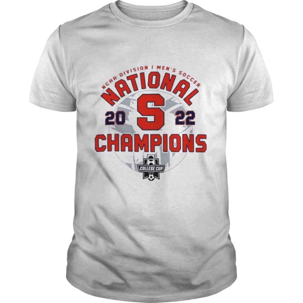 Special Syracuse Orange 2022 Ncaa Mens Soccer National Champions Locker Room T-shirt 